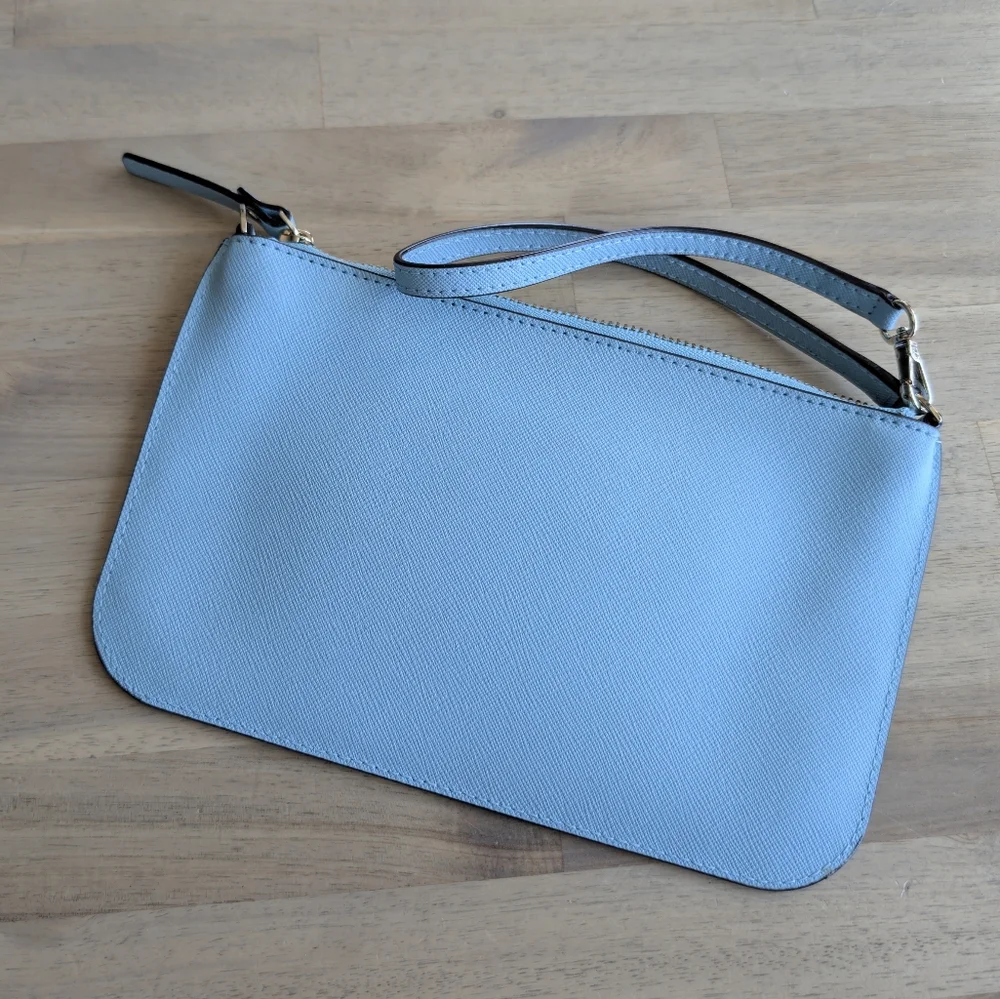 Kate Spade Blue‎ Leather Mini Wristlet/Purse | Excellent Condition